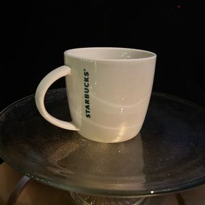 Starbucks white mug EUC